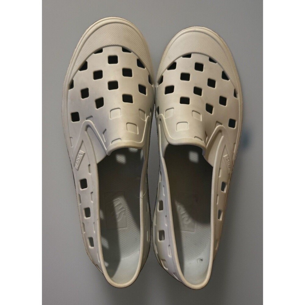 Vans Slip-On TRK Delicate Blue Men 9 Women 10.5 Water Shoe Clogs EUC Beach Boat